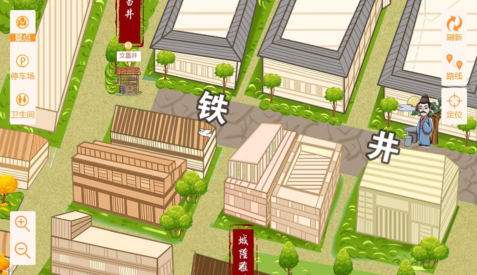 云安智慧景区：手绘地图与语音导览的完美融合